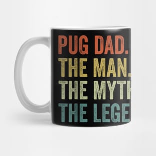 Vintage Dog Dad Man Myth Legend s Mug